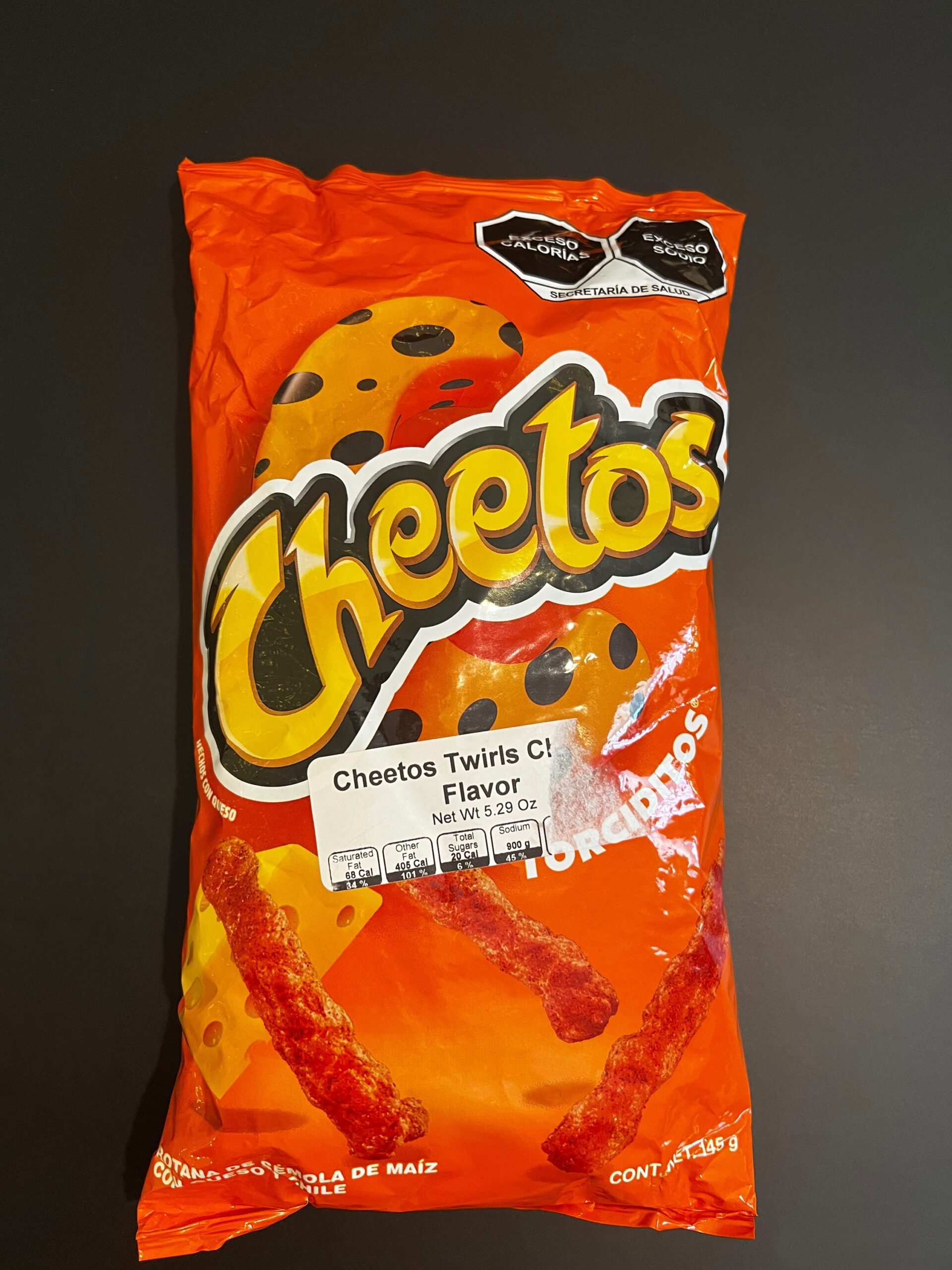 SABRITAS CHEETOS TORCIDITOS 145gm – The Candy Shop Dulceria